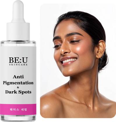 Be U Face Serum for Dark Spots & Pigmentation with Powerful Actives – Brightening, Anti-Aging & Even Skin Tone Formula