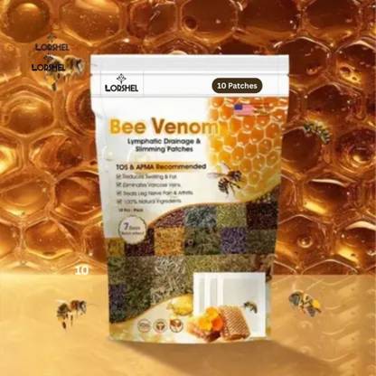 LORSHEL Bee venom foot patches detoxify the body and burn fat