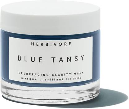Herbivore Botanicals Organic Blue Tansy Resurfacing Mask - Naturally Clarifies Acne, Blemishes & Redness