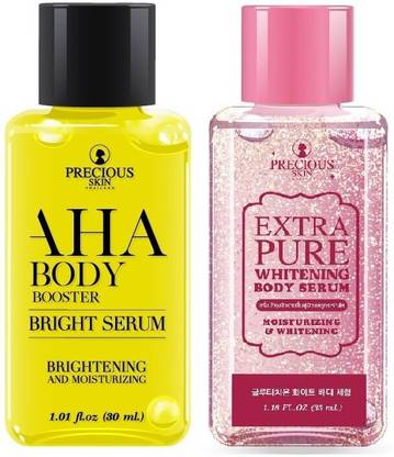 Precious Skin Precious Skin AHA Whitening SPF 30 UV Protection Brightening & Whitening Body Serum / Extra Pure Body Booster 35ml