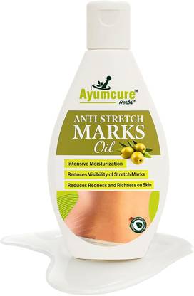 Ayumcure Stretch Mark Removal & Prevention Oil for women | Improves Skin Texture & Tone