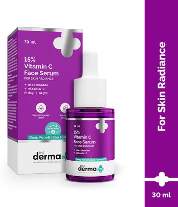 The Derma Co 15% Vitamin C serum with 5% Niacinamide & Hyaluronic Acid