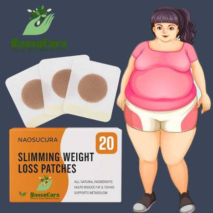 Naosucura Easy Peel & Stick Herbal Slimming Patches For Daily Detox | 20 Count Plaster & Patch