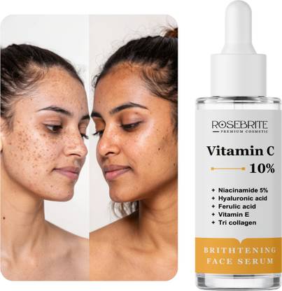 RoseBrite Vitamin C Skin Brightening Serum – Clears Pigmentation, Evens Skin Tone & Boosts Radiance with Powerful Antioxidants