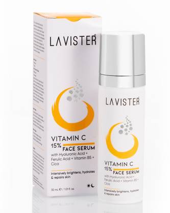 Lavister Vitamin C Face Serum For Sunburn, Photoaging, Hyperpigmentation, Wrinkles, Sagging, Dryness, Uneven Skin Tone