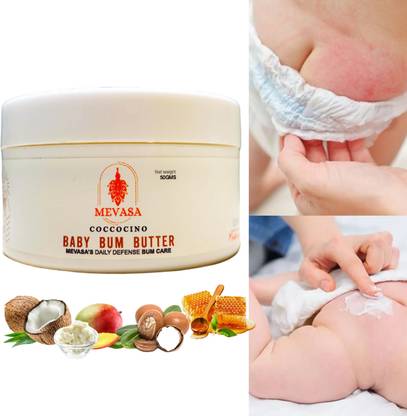 Mevasa Mevasa Baby Rash Relief Cream, Soothes, Protects & Heals Delicate Skin