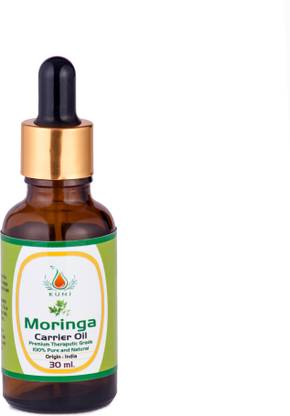 Kunj Moringa Oil (Moringa oleifera) 100% Pure & Natural Undiluted Therapeutic Grade, Cold Pressed, Aromatherapy massage For hair and skin. -30ml