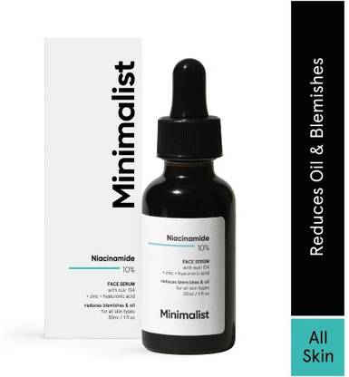 Minimalist 10% Niacinamide Face Serum for Acne Marks, Blemishes & Acne Prone Skin
