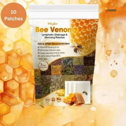 PHIZLLER Wellness Bee Venom Patches Advanced Lymphatic Drainage & Slimming