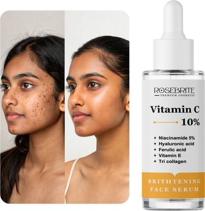 RoseBrite Vitamin C Glow Serum – Lightens Spots & Brightens Dull Skin for Youthful, Radiant Skin