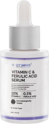 QTWAYS 10% VITAMIN C & 0.5% FERULIC ACID SERUM