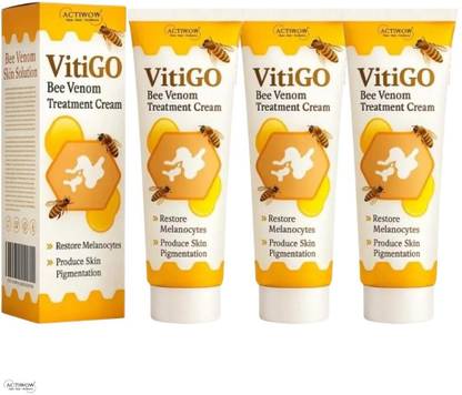ACTIWOW Vitigo Bee Venom Cream for Shoulder Line Shine 3 Pcs