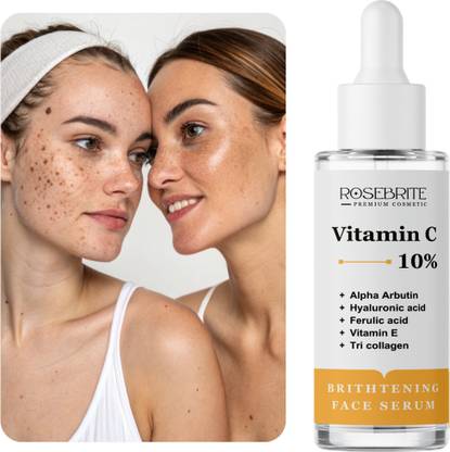 RoseBrite Vitamin C Advanced Skin Correcting & Repair Face Serum – Fades Dark Spots, Repairs Skin Barrier & Boosts Radiance for Clear, Glowing Skin