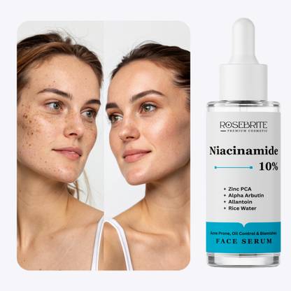 RoseBrite Pore-Perfecting Face Serum – Refines Texture, Minimizes Pores & Enhances Skin Clarity with Lightweight, Fast-Absorbing Formula