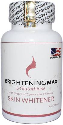 brightening max glutathione skin whitening capsule for both men and women (60 capsule)