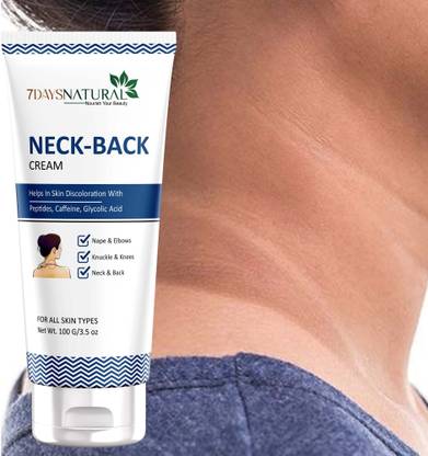 7days natural Neck and Back Whitening Cream for a Balanced, Radiant Complexion