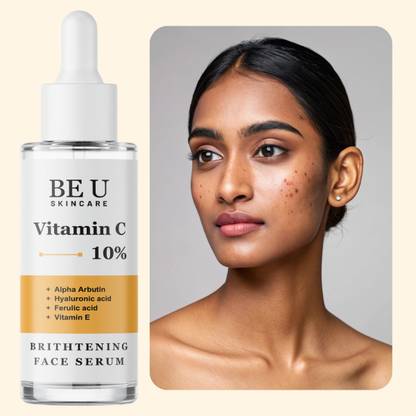 Be U Skin Repair Serum – Vitamin C, Alpha Arbutin & Ferulic Acid Help Prevent Sun Damage, Hydrate Deeply & Refine Skin Texture