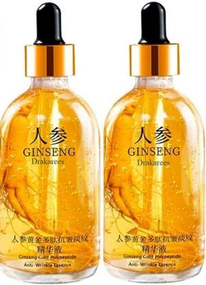 Drakarees Ginseng Polypeptide Anti-Ageing Essence,Face Moisturizer Reduce Fine Lines