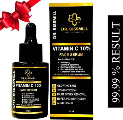 DR BISSMILL Hyper-Pigmentation Face Serum with Hyaluronic acid-0.5 % + Ceramides- 1% + Vitamin E- 0.2%| Smoother & Softer skin, Anti-Ageing | Oil Free Serum, Made In India, All-In-One Formula