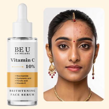 Be U Target Pigmentation & Uneven Skin Tone – Vitamin C Face Serum With Niacinamide, Hyaluronic Acid & Ferulic Acid