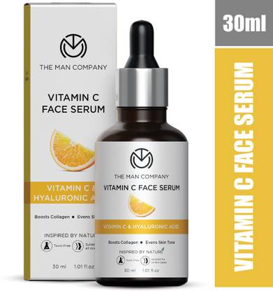 THE MAN COMPANY Vitamin C Face serum with 40% Hyaluronic Acid for Brightening and AntiAging