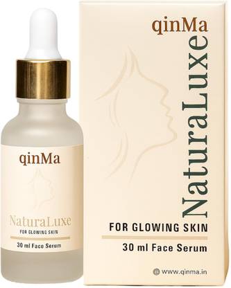 qinma NaturaLuxe Ayurvedic Skin Brightening Face Serum for Fine Lines and Age Control Glowing Skin