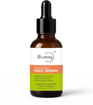 Dr. Sunray Spotless Glow Face Serum 30ml | Reduces Spots & Marks, Improves Skin Tone, Boosts Natural Glow | With Niacinamide, Vitamin C, Vitamin E & Hyaluronic Acid