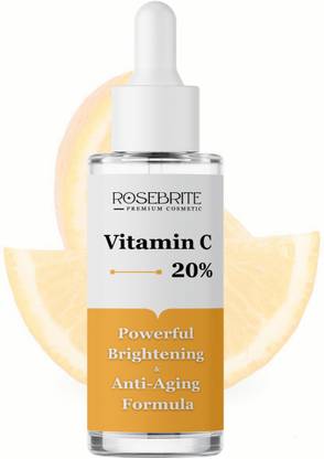 RoseBrite Advanced Vitamin C 20% Formula – With Kojic Acid, Niacinamide & Ferulic Acid to Rejuvenate Skin & Boost Radiance