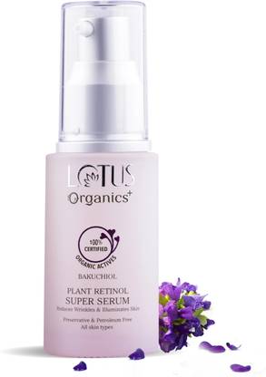 Lotus Organics+ Bakuchiol Plant Retinol Super Serum | Reduces Wrinkels & Illuminates Skin