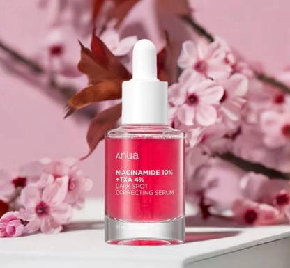 ANUA 10% Niacinamide + 4% TXA Serum - Reduces Acne Marks, Promotes Smooth, Glowing Skin"(pack of 1)