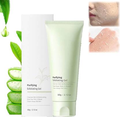 NEXTSET Aloe Vera Face Exfoliating Gel – Purifying Dead Skin Remover for Women & Men