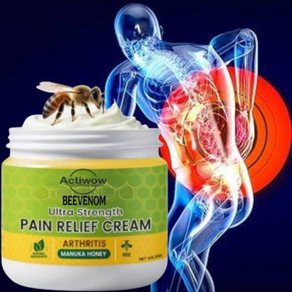 ACTIWOW Bee Venom Joint & Bone Pain Reliefs Therapy Cream Pack Of 1 Cream Cream