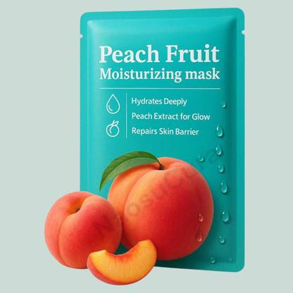 Naosucura Refreshing Face Mask with Peach for Skin Glow and Soft Feel