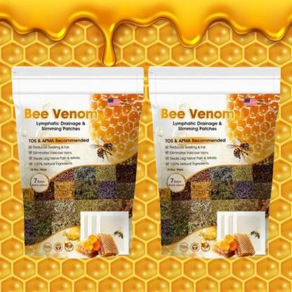 Hukkyo Bee Venom Foot Patches for Natural Pain Relief & Detox