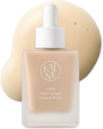 KAINE Chaga Collagen Charging Serum | Anti-Aging & Firming Korean Face Serum | Improves Skin Elasticity, Hydrating & Lightweight | Chaga Mushroom Extract, Vegan Collagen & 5% Squalane