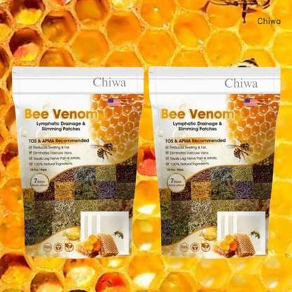 CHIWA Bee Venom Detox Foot Care Patches Gently Cleanse Body and Relieve Foot Pain
