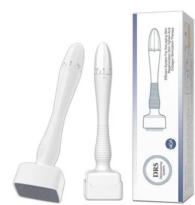 Dr.Rivo PROFESSIONAL Derma Stamp Adjustable 0~3mm 100 Microneedles- for Hair, Beard growth, Skin care