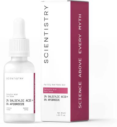 Scientistry 2% Salicylic Serum Powered With 5% Apibreeze | For Oily Acne Prone Skin |