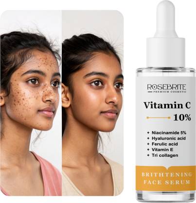 RoseBrite Vitamin C Face Serum – Glow Enhancer That Brightens Skin Tone, Reduces Spots & Restores Radiance