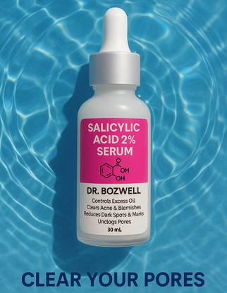 Dr.bozwell Salicylic Acid Serum 2% for Acne & Open Pores Blackheads Removal