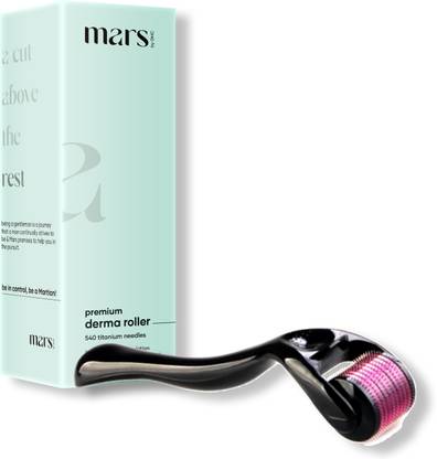 mars by GHC Derma Roller for Hair Growth and Beard 0.5mm 540 Micro Needles