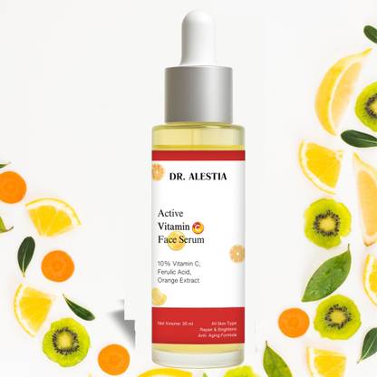 dr. alestia Advance Vitamin C Face Serum for Dark Spots, Pigmentation, Glow & Clear Skin