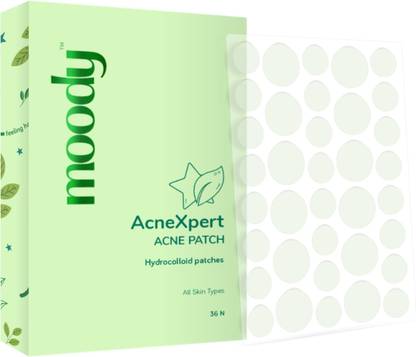 MOODY AcneXpert Face Acne Pimple Patches with Hydrocolloid and Salicylic Acid - 36 pcs