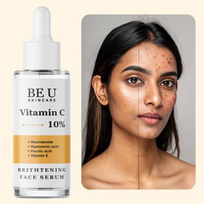 Be U Deep Hydration Serum – With Niacinamide, Hyaluronic Acid, Vitamin C & Ferulic Acid to Smooth & Plump Skin from Within