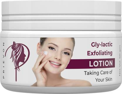 Prievon Planet Eden 20% Gly-Lactic Glycolic & Lactic Acid Skin Exfoliating Lotion Cream - Deep Hydration and Skin renewal
