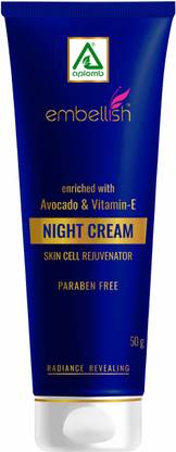 Aplomb NIGHT CREAM(ENRICHED WITH AVOCADO &VIT -E SKIN CELL REJUVENATOR)