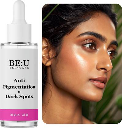 Be U Anti Pigmentation & Dark Spot Face Serum with Brightening Actives – Evens Skin Tone, Improves Texture & Radiance
