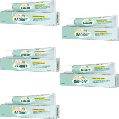NG MART RASHOFF BABY DIAPER CREAM FOR BABY RASHES CONTROL PACK OF 30gm x 5