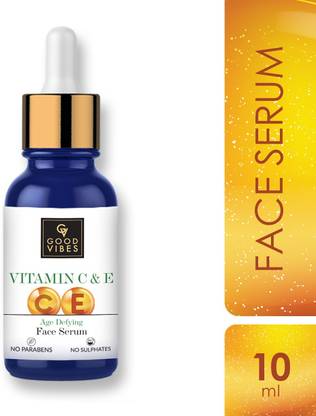 GOOD VIBES Vitamin C & Vitamin E Age Defying Face Serum (10 ml)