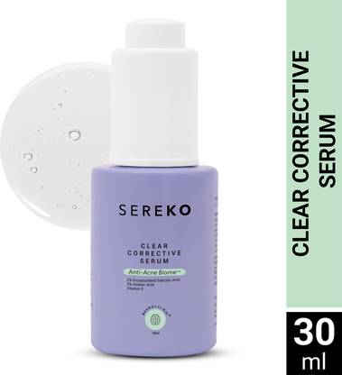 SEREKO Clear Corrective Serum with 2% Salicylic Acid BHA for Active Acne Reducing Sebum
